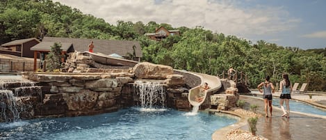 Indoor pool, outdoor pool
