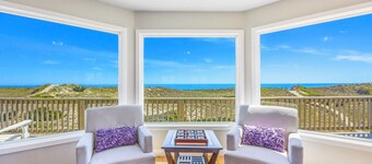 Oceanfront Dog Friendly Home w/ Hot Tub, Game/Media Rooms, and Champagne Views!