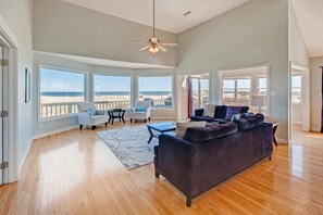 TV, DVD player, foosball