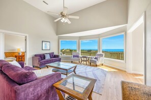 TV, DVD player, foosball - Oceanfront Dog Friendly Home w/ Hot Tub, Game/Media Rooms, and Champagne Views! (Waves)