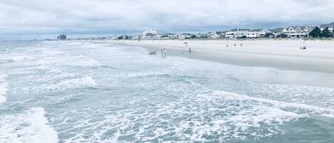 Plage à proximité, chaises longues