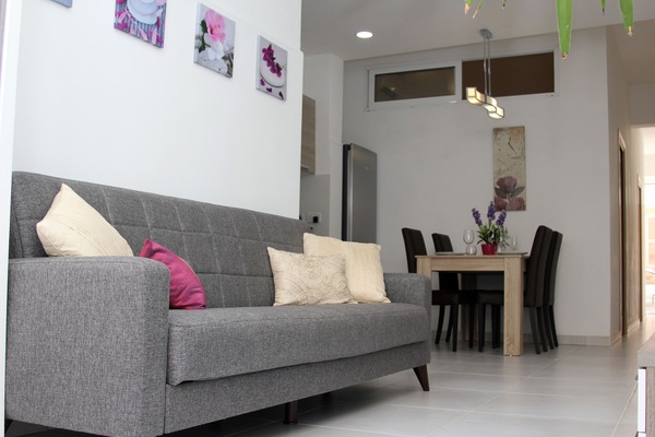 Living and dining area