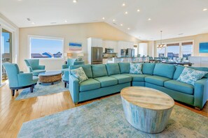 TV, video games, DVD player, ping pong