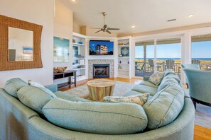 TV, video games, DVD player, ping pong