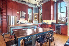 Fridge, microwave, oven, stovetop - Incredible Luxury Suite in the Village (Traverse City)
