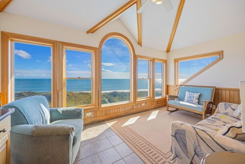 Luxury Oceanfront Home in Frisco w/ Private Pool, Hot Tub, Elevator, and More!