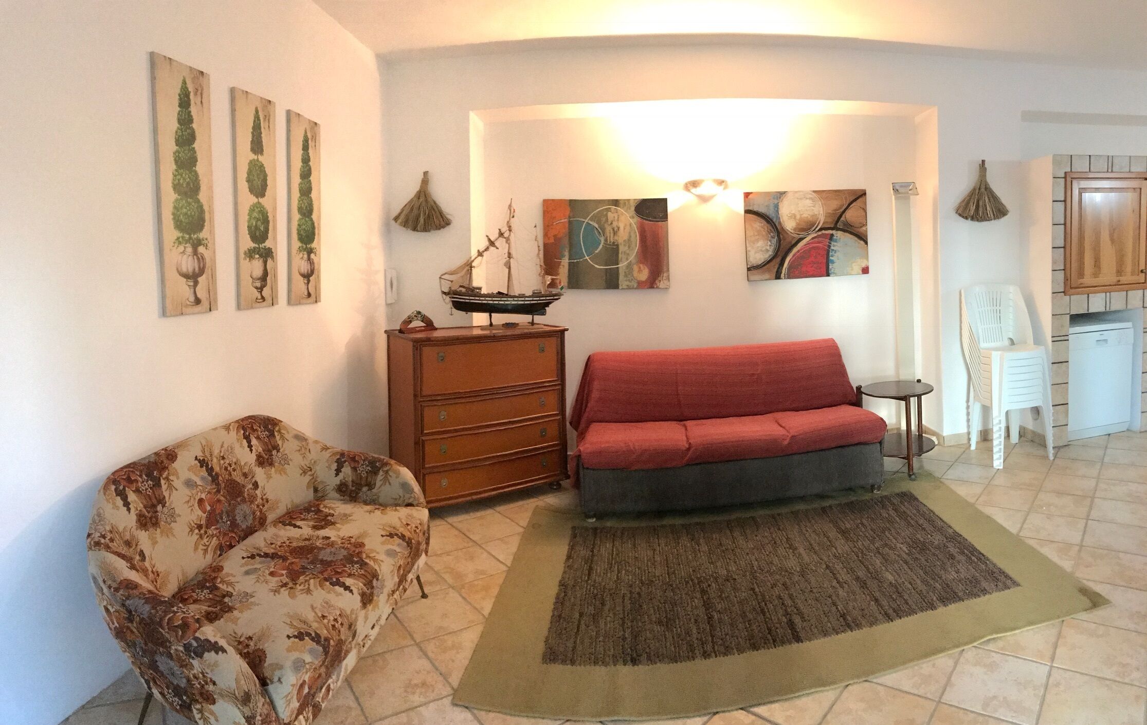 At the Gazebo a few meters from the sea