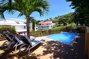 Outdoor pool - Rodney Heights Villa, the perfect location for your vacations (Gros Islet)