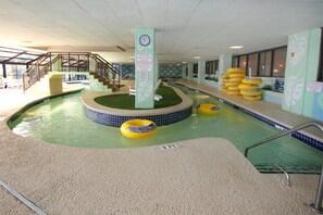 Indoor pool, outdoor pool