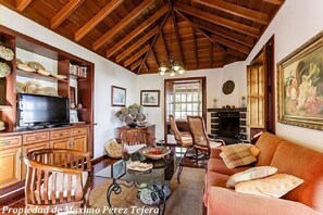 TV, fireplace, DVD player, stereo - Self catering Tres Pinos, Lina Medina y Anastasio for 6 people (Villa de Mazo)