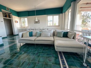 Smart TV, fireplace, DVD player, video library