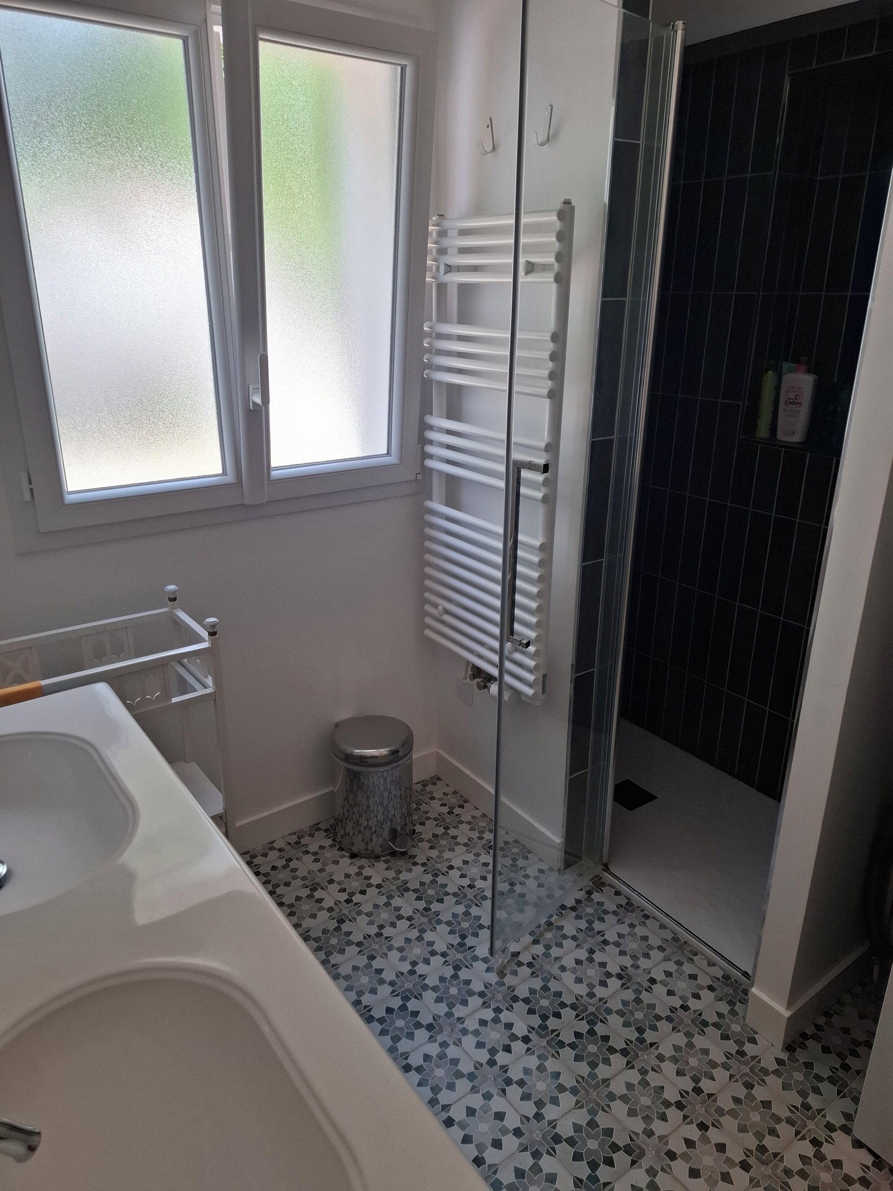 Douche, sèche-cheveux, papier toilette