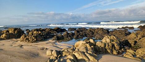 Tæt på stranden, liggestole