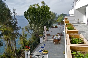 the terrace from the first floor