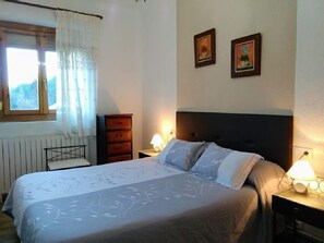 2 habitaciones, wifi gratis y ropa de cama