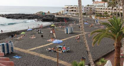 Apartment direkt am Strand von Playa de La Arena, mit Balkon und Meerblick
