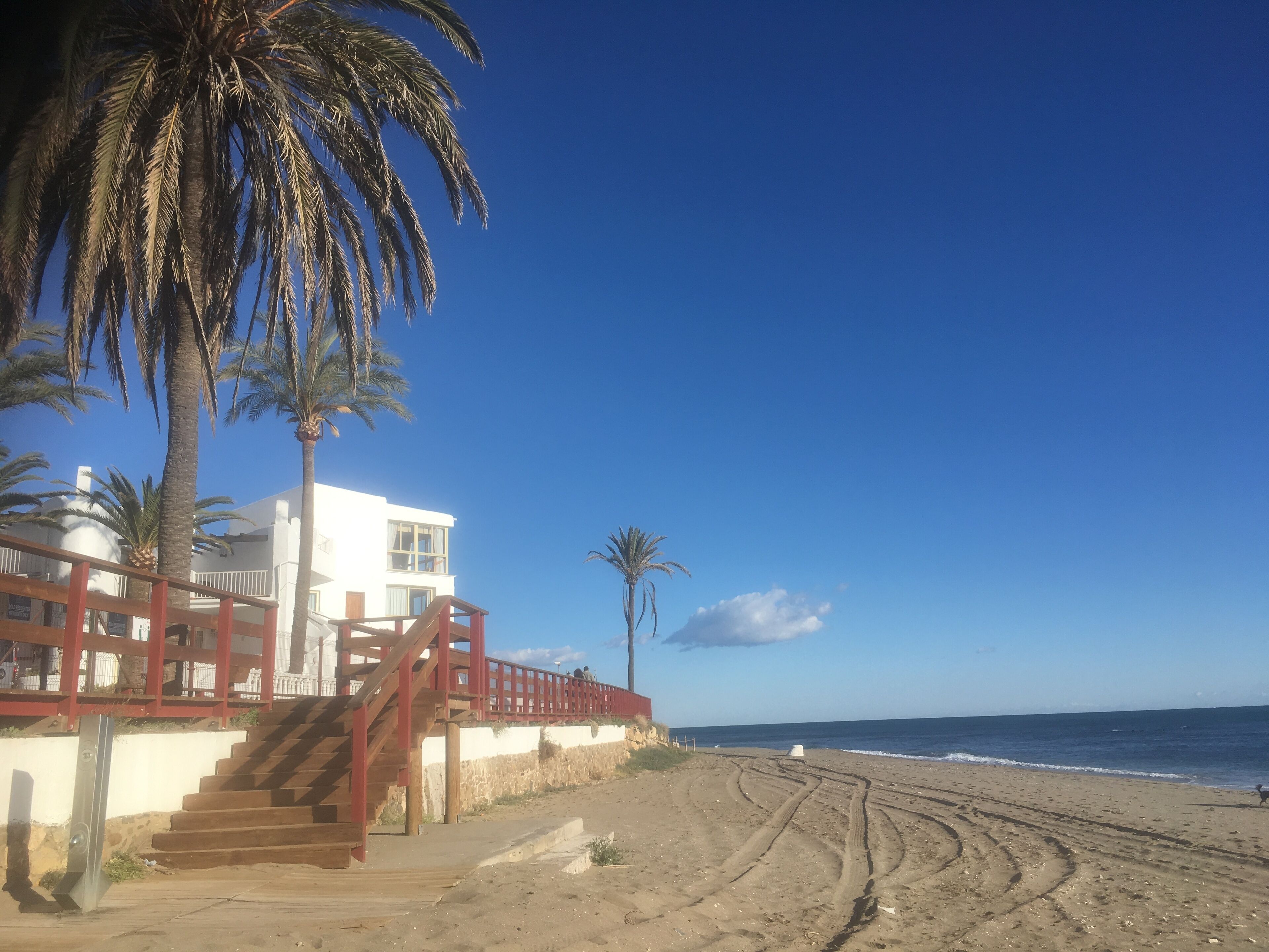 بالقرب من الشاطئ، كراسي للتشمس، مناشف للشاطئ