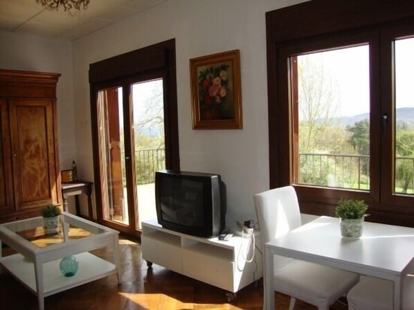 TV, fireplace, DVD player, offices
