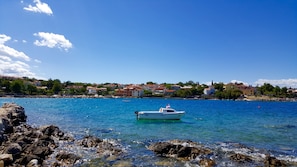 Beach nearby, sun-loungers