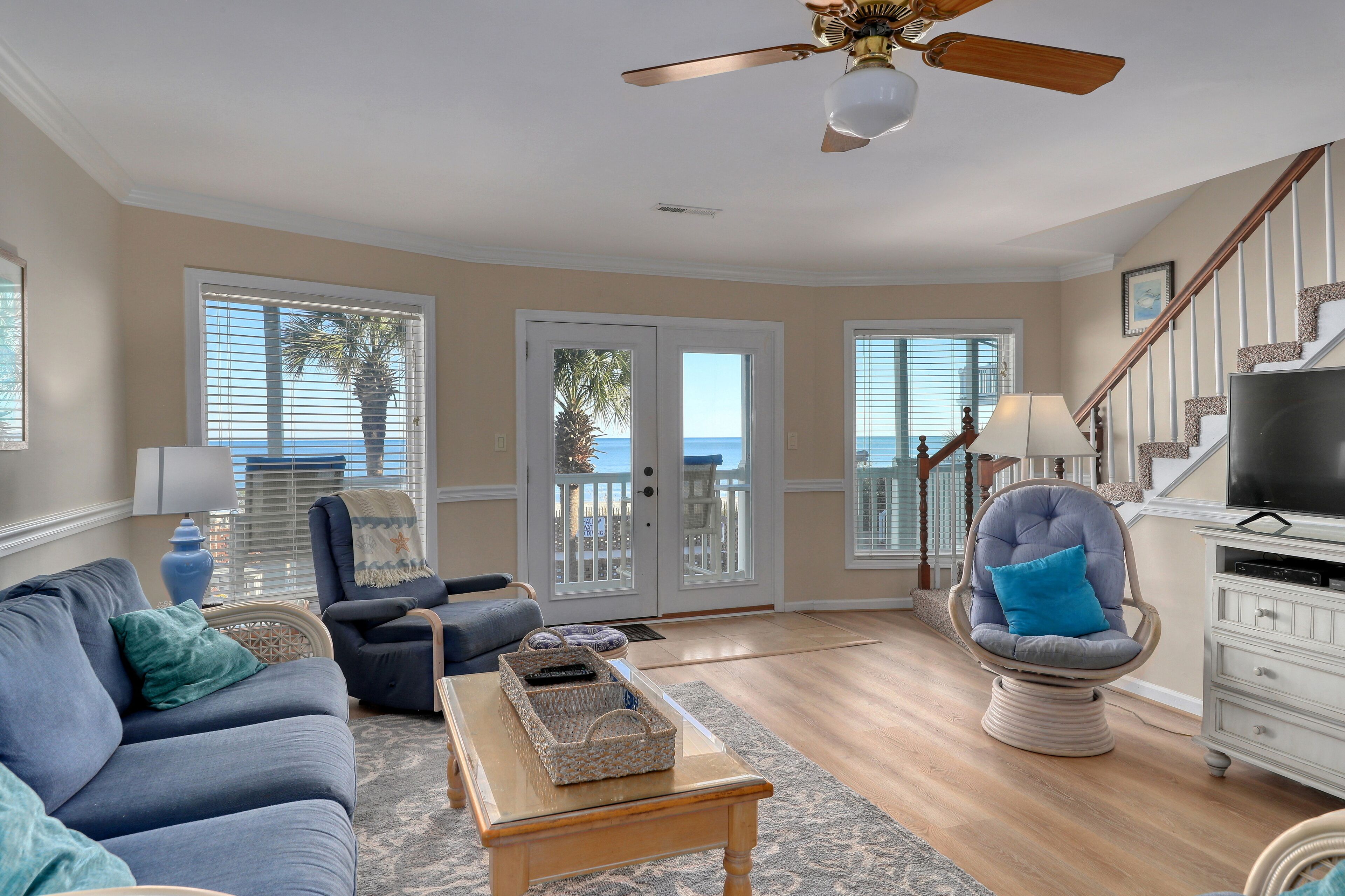 Smart TV, DVD player, books