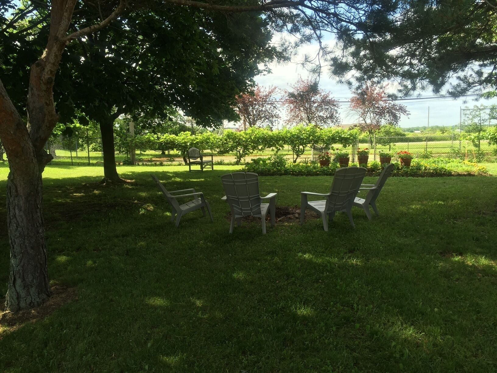 Enceinte de l’hébergement