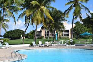 Outdoor pool - Gentle Winds  2/BR 2/BA  Closest building to the Sea! Sunset Views! Ground Floor (Christiansted, St. Croix)