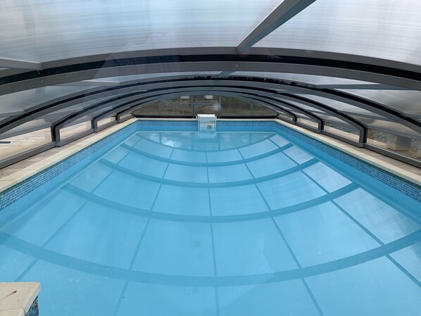 Indoor pool, outdoor pool