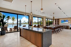 Interior - Costa Azul: Oceanfront villa w/ private beach, pool, pickleball, jacuzzi & full staff (Cap Cana)