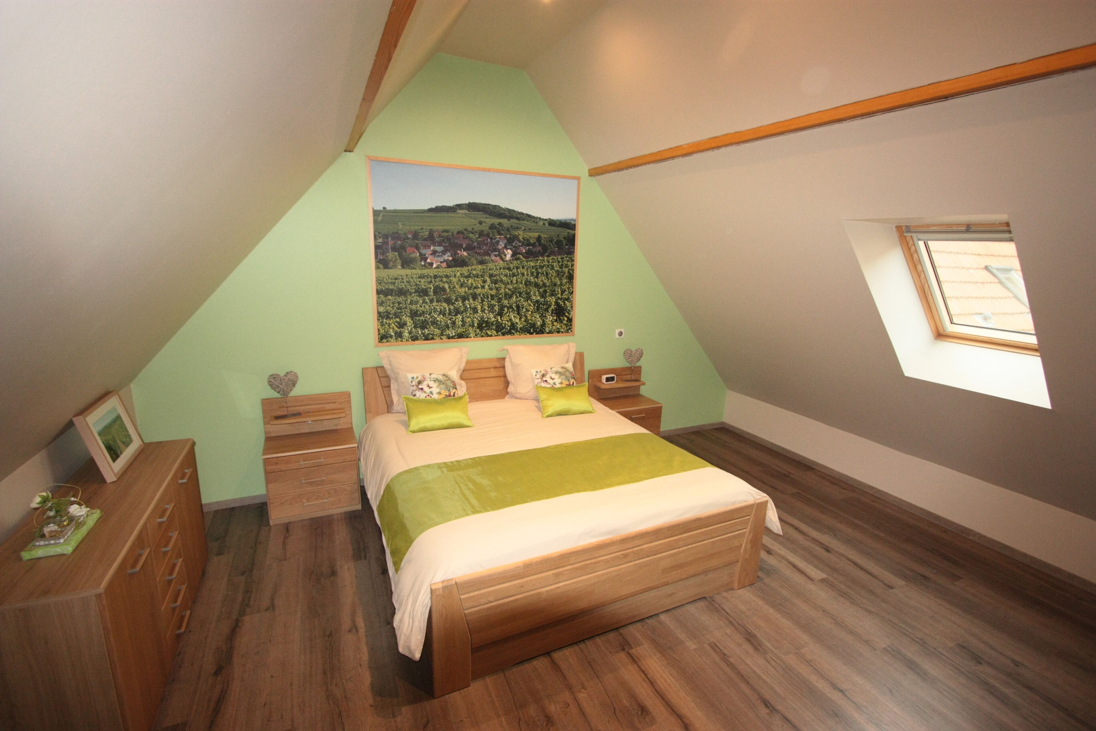 Chambre parentale avec lit (2x90) x 200