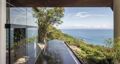 Luxury Villa with Ocean Views, Infinity Pool, & Private Reserve in Montezuma