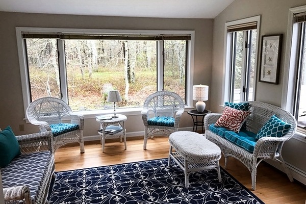 Sun Room facing Nickerson State Park with phenomenal sun.