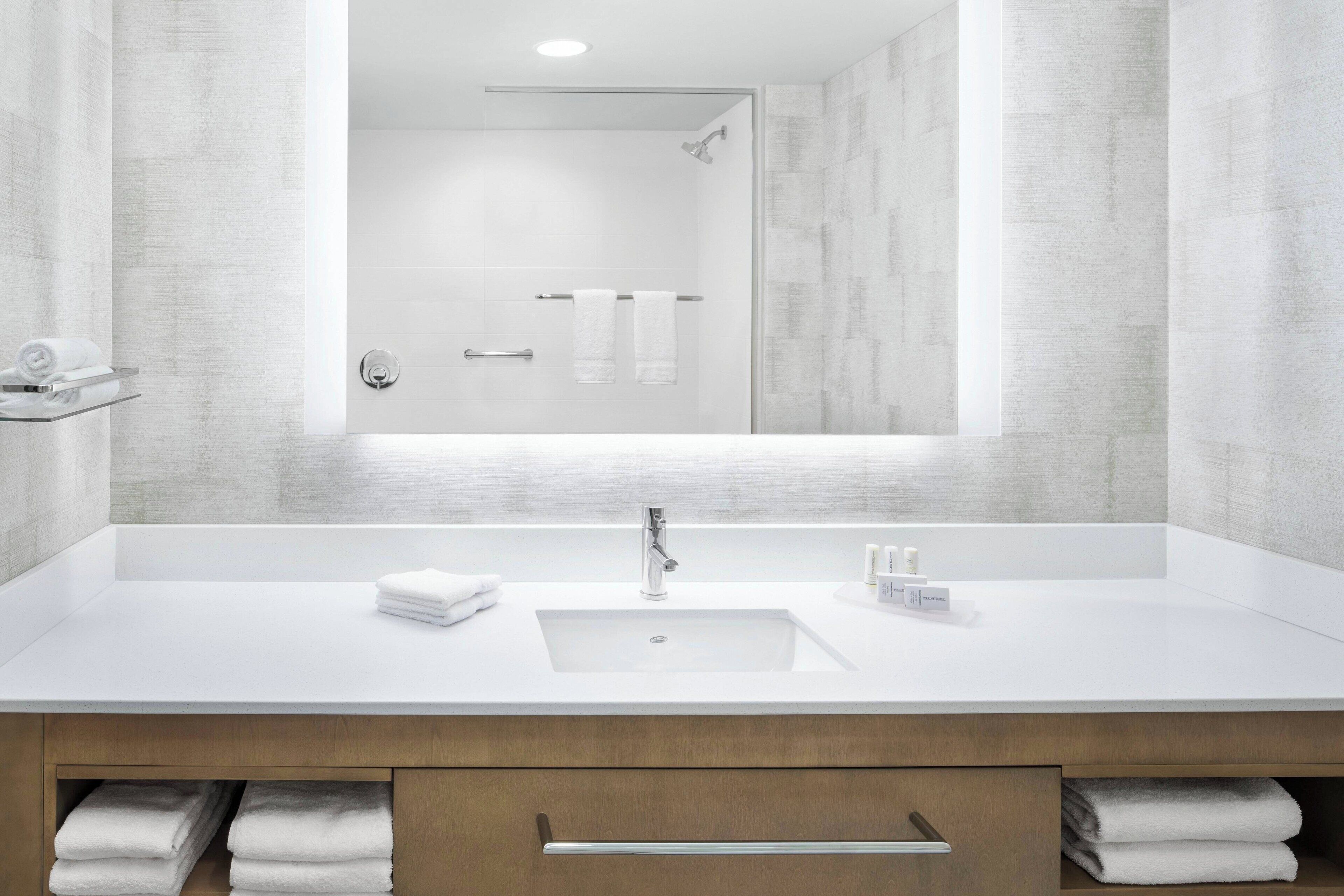 free toiletries, hair dryer, towels, soap