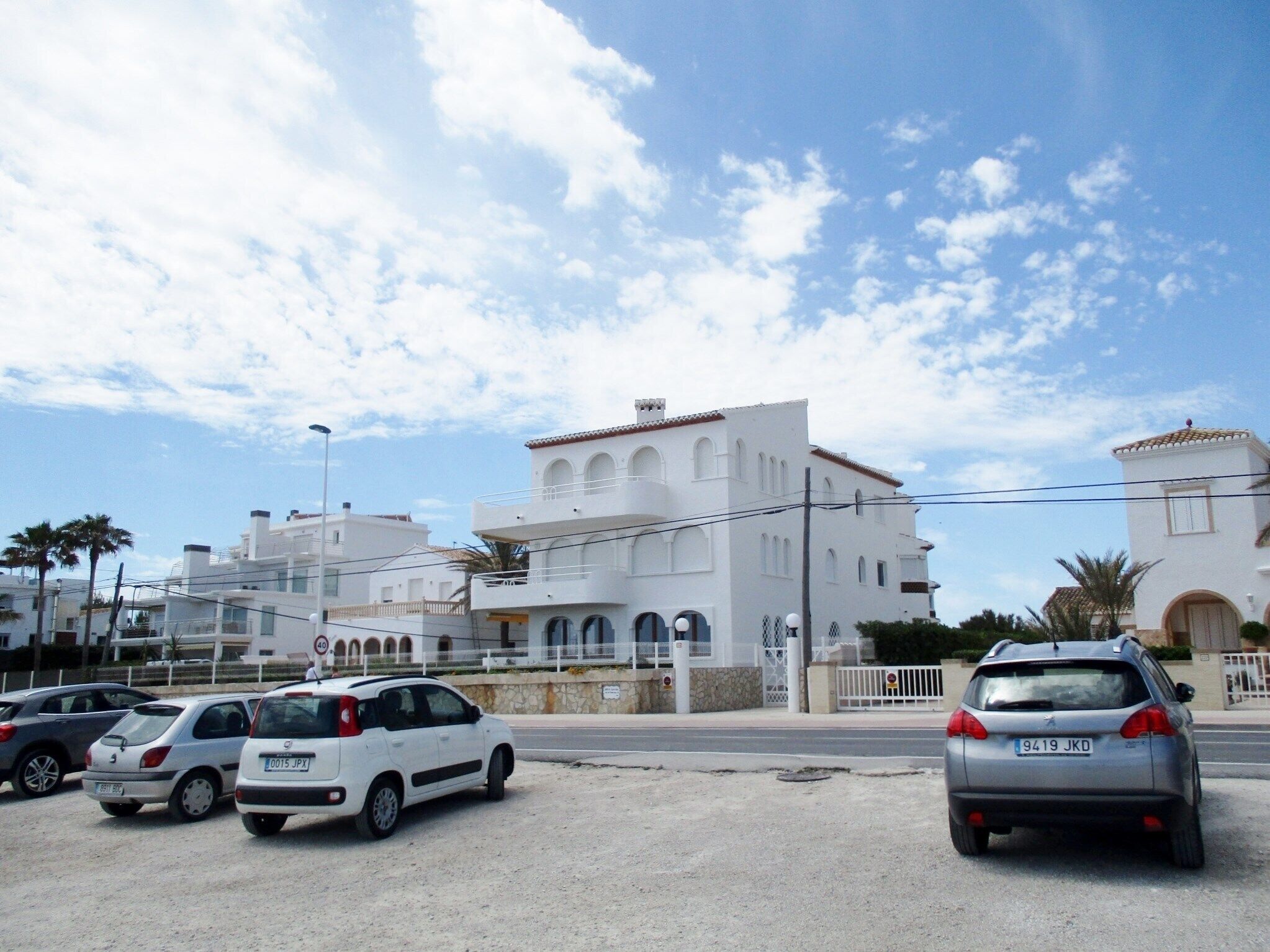 Plenty of parking on the beach