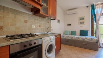 Fridge, oven, freezer