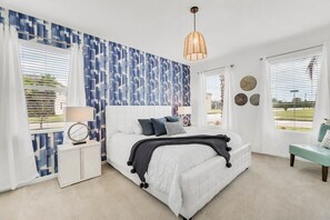 5 bedrooms, iron/ironing board, WiFi, bed sheets
