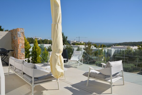 Terrace/patio - Cozy modern villa in Las Colinas Golf Course, Limonero 17 (San Miguel de Salinas)