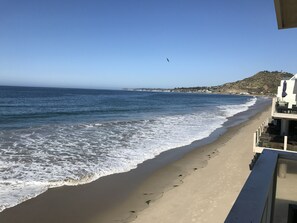 On the beach