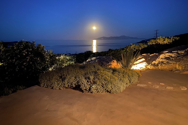 full moon at our terrace