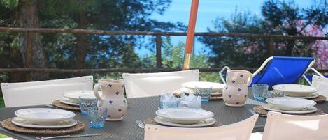 Opções para refeição ao ar livre