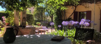 Provencal country house from the mid-19th century, set in a vast garden with two-hundred-year-old pines