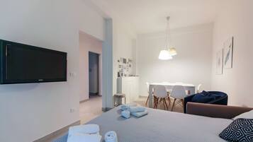 1 bedroom, iron/ironing board, travel crib, free WiFi