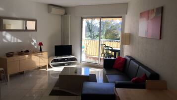 Smart TV, DVD player, stereo