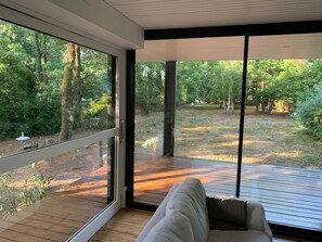 Blick von der Unterkunft