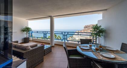 Appartement avec terrasse pour profiter de belles vues.