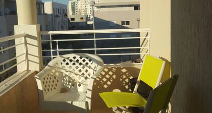 Very well equipped apartment, 2 bedrooms, living room, guarded parking