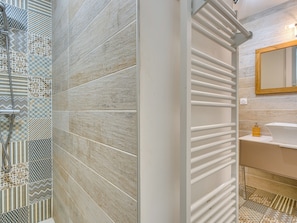 Shower, hair dryer