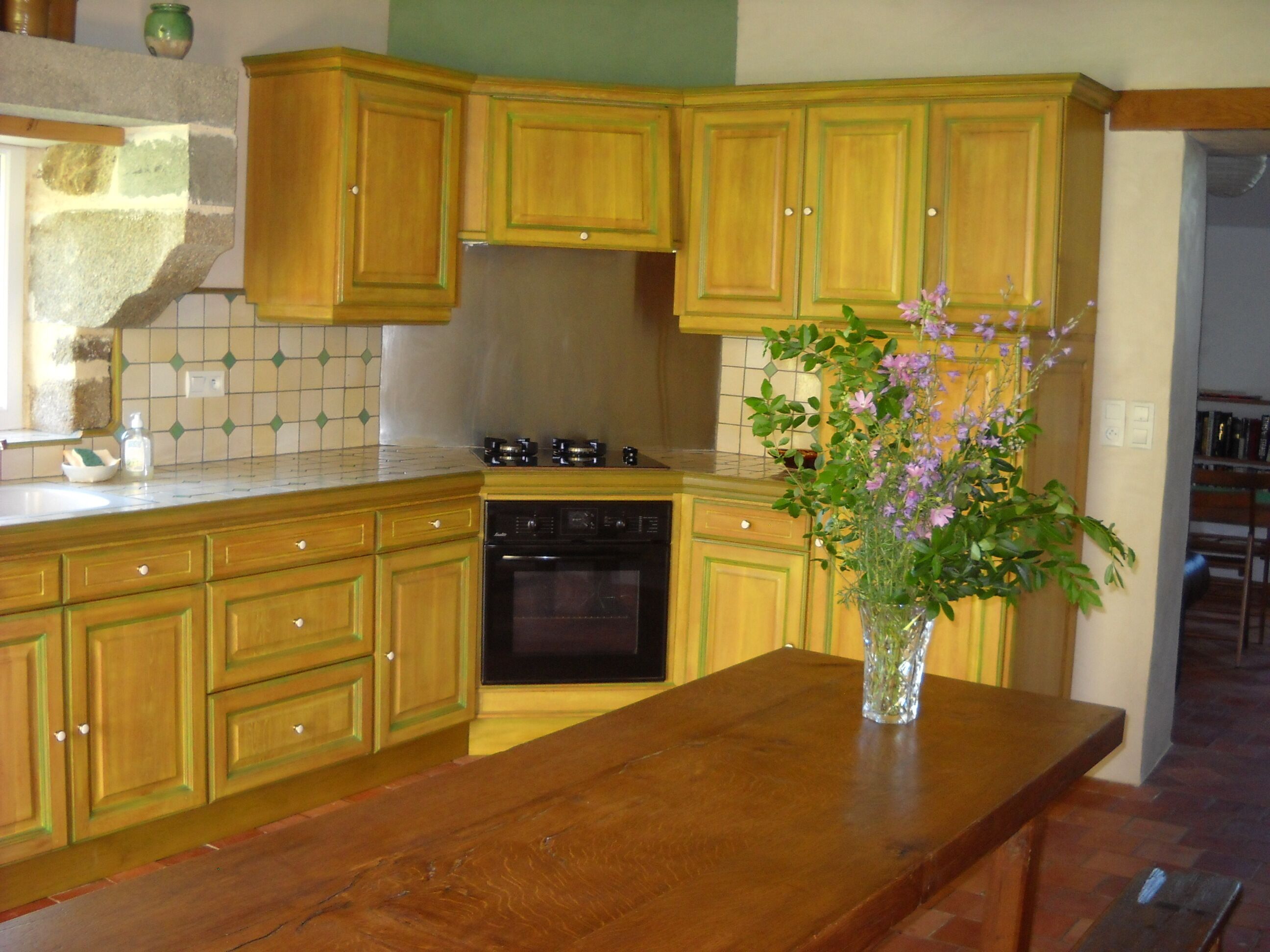 La Bellaziere, country cottage with covered, heated pool.