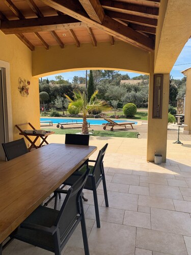 VILLA SPACIEUSE AU CALME A SILLANS-LA-CASCADE EN PROVENCE
3CHAMBRES- 2 S DE B