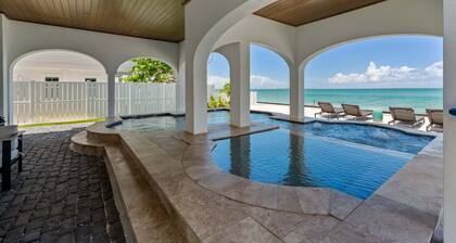 Luxury Beachfront Home w/ Pool, Spa, Gulf Views