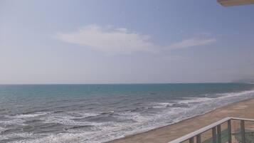 On the beach
